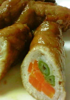 インゲンとニンジンの肉巻き甘辛煮-レシピのメイン写真