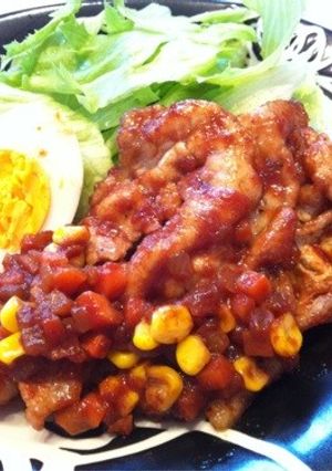 ポークステーキ☆ケチャップソース☆-レシピのメイン写真