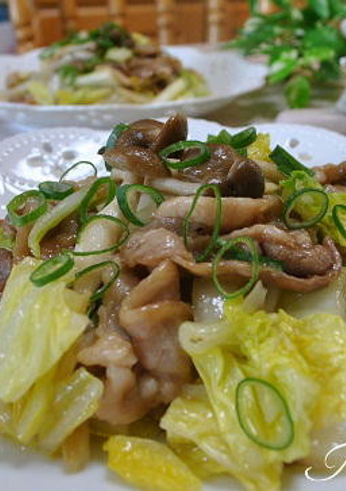 白菜と豚肉の炒めもの-レシピのメイン写真