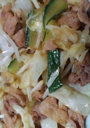 簡単☆野菜炒め焼肉のタレ味-レシピのメイン写真