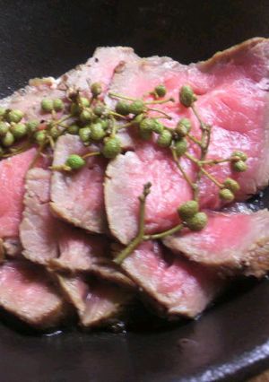 簡単牛のたたき♪山椒風味でワンラクアップ-レシピのメイン写真