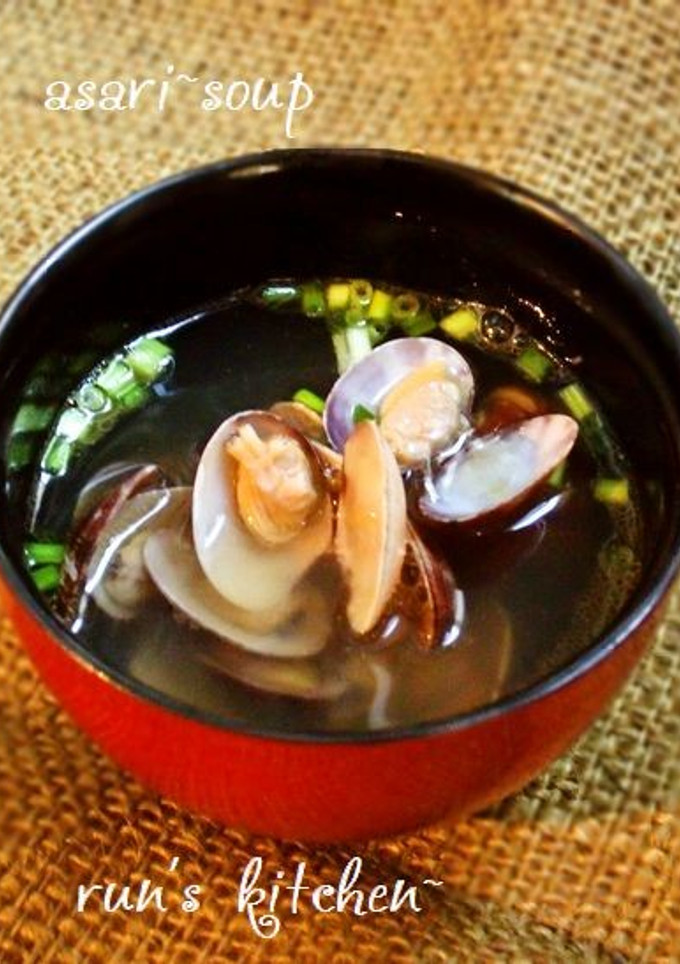 ✽簡単♪あさりの酒蒸しスープ✽-レシピのメイン写真