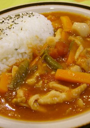 圧力鍋で♪すっきり味のトマトスープカレー-レシピのメイン写真