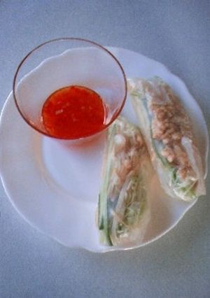 ヘルシーベジ生春巻き-レシピのメイン写真