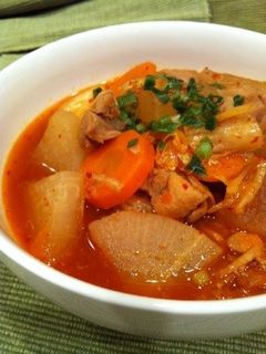 鶏と大根のキムチ煮-レシピのメイン写真