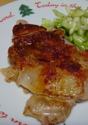 豚こま切れ肉でステーキ-レシピのメイン写真