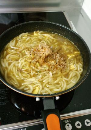 即席?軽薄なカレーうどん-レシピのメイン写真