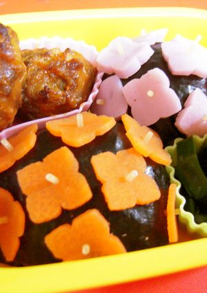 キャラ弁☆あじさい弁当☆-レシピのメイン写真