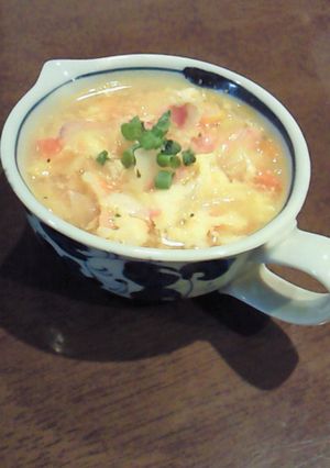 まるリル★トマトとキャベツの卵スープ★-レシピのメイン写真