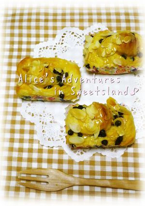 * キャラメル ❤ チョコチップパン♪-レシピのメイン写真