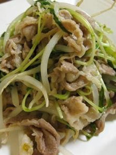豚バラと空芯菜のオイスターソース炒め-レシピのメイン写真