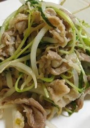 豚バラと空芯菜のオイスターソース炒め-レシピのメイン写真