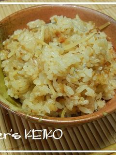 【農家のレシピ】新生姜の炊き込み混ぜご飯-レシピのメイン写真