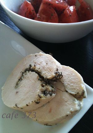 鶏ハム(チーズバジル)-レシピのメイン写真