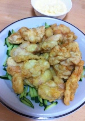 合格祈願！テンを取るでトリ天ぷら-レシピのメイン写真