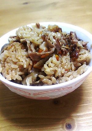 豚バラとゴボウの炊き込みご飯★-レシピのメイン写真