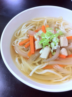 生姜でほっこり♪あったか素麺。-レシピのメイン写真