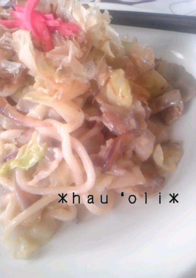 めんつゆマヨ♡簡単焼きうどん-レシピのメイン写真