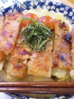 豚の味噌漬けで、豚ド~ン!!(丼)-レシピのメイン写真