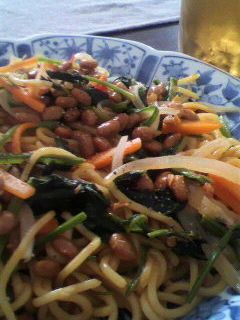 スパイシー納豆焼きそば-レシピのメイン写真