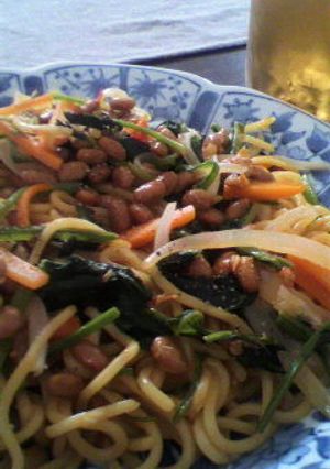 スパイシー納豆焼きそば-レシピのメイン写真