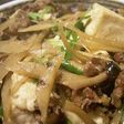 新ごぼうと三つ葉の肉豆腐