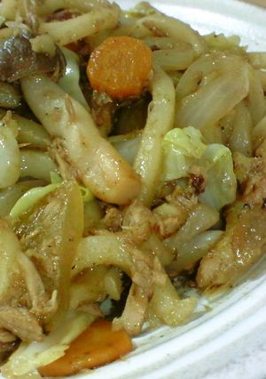 ポン酢でさっぱりツナ焼きうどん-レシピのメイン写真