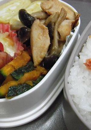 簡単お弁当おかず！かぼちゃのポン酢和え★-レシピのメイン写真