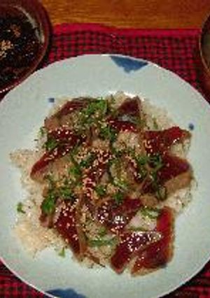 鰹のてこね寿司-レシピのメイン写真