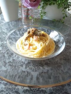 ポルチーニクリームパスタ-レシピのメイン写真