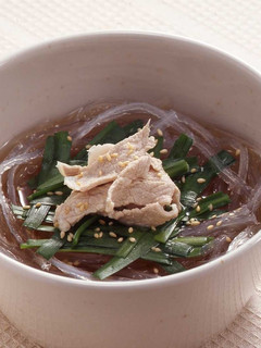 豚肉とニラのにゅうめん風-レシピのメイン写真