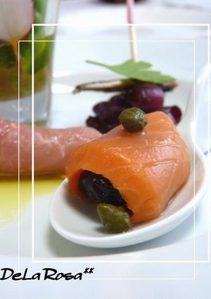 プルーンのスモークサーモン巻き❀-レシピのメイン写真