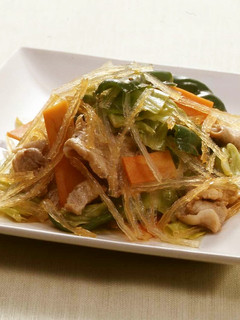 糸寒天と豚肉の野菜炒め-レシピのメイン写真