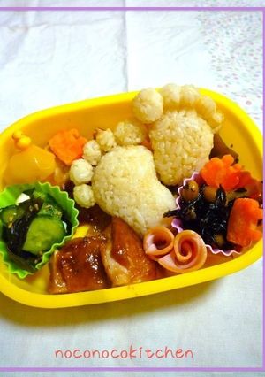 はだし♪あんよさん＊キャラ弁＊-レシピのメイン写真