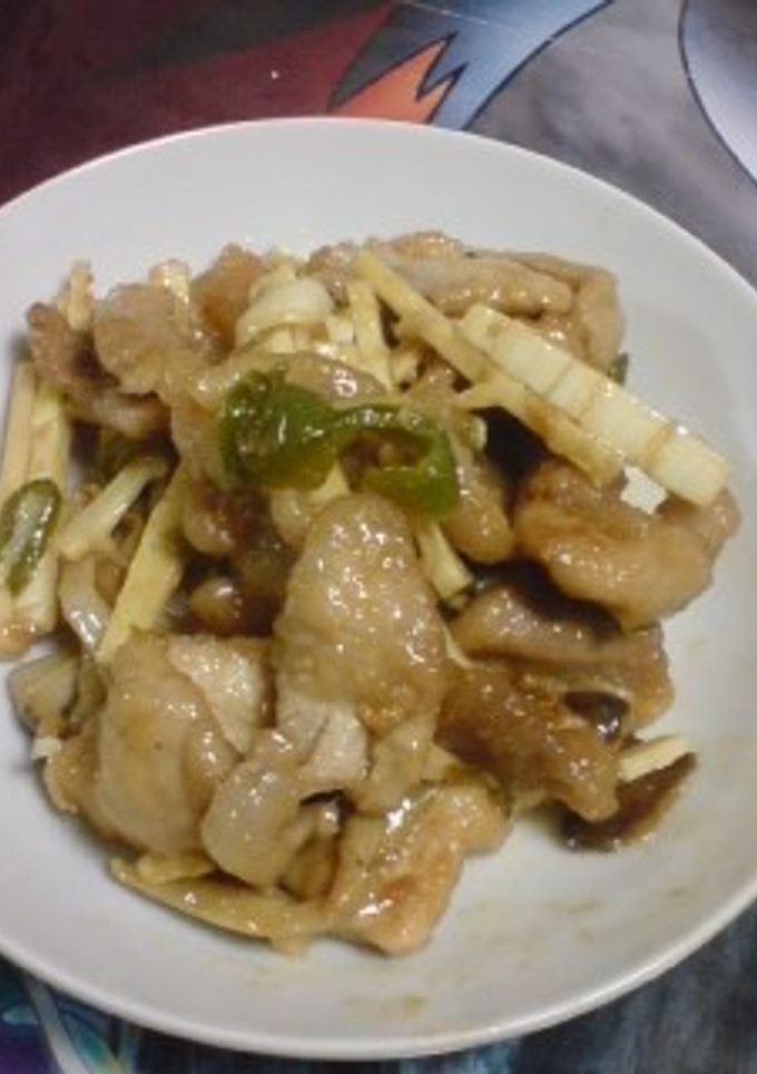 豚肉で和風青椒肉絲風炒め♪-レシピのメイン写真