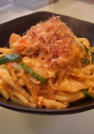 キムチ焼きうどん-レシピのメイン写真