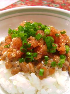 とろっと納豆たらこご飯-レシピのメイン写真