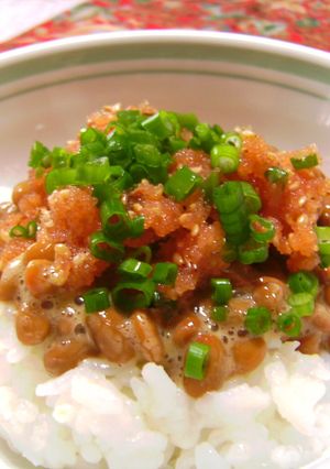 とろっと納豆たらこご飯-レシピのメイン写真