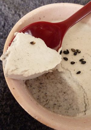 黒ごまプリン-レシピのメイン写真
