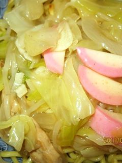 焼きちゃんぽんのあんかけ-レシピのメイン写真