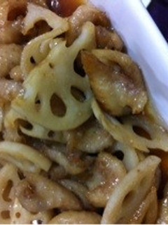 鶏皮とれんこんの甘辛煮-レシピのメイン写真