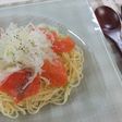 冷製パスタ 新玉ねぎの”サーモンパスタ”