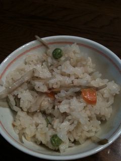 グリンピースの炊き込みご飯-レシピのメイン写真