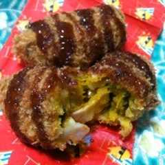 รูปของ かぼちゃコロッケ☆ベーコン風味♪
