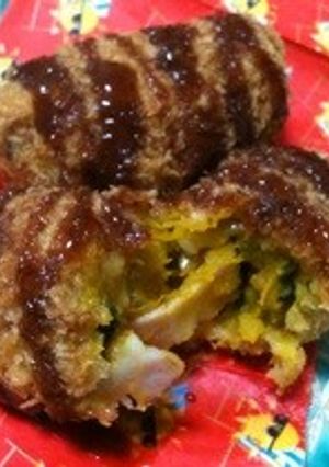 かぼちゃコロッケ☆ベーコン風味♪-レシピのメイン写真