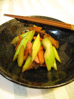 セロリの豆鼓醤炒め-レシピのメイン写真