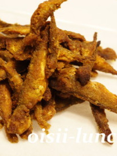 豆アジのカレー味の唐揚げ-レシピのメイン写真