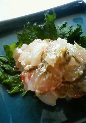 塩麹さんに感謝♪白身魚の納豆昆布和え。-レシピのメイン写真