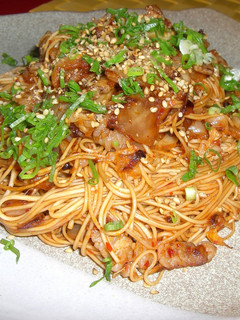 豚キムチそうめんチャンプル。-レシピのメイン写真