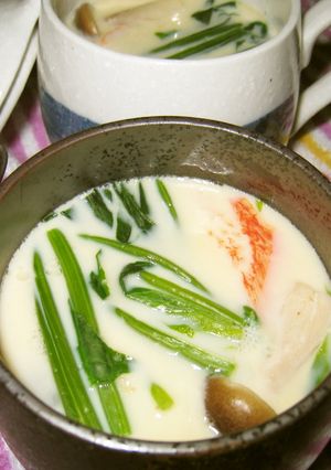 ～✿ホタテ貝柱＆カニかまの茶碗蒸し✿～-レシピのメイン写真